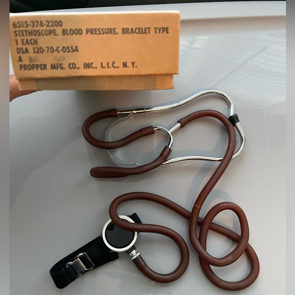 Vintage Stethoscope Blood Pressure Bracelet